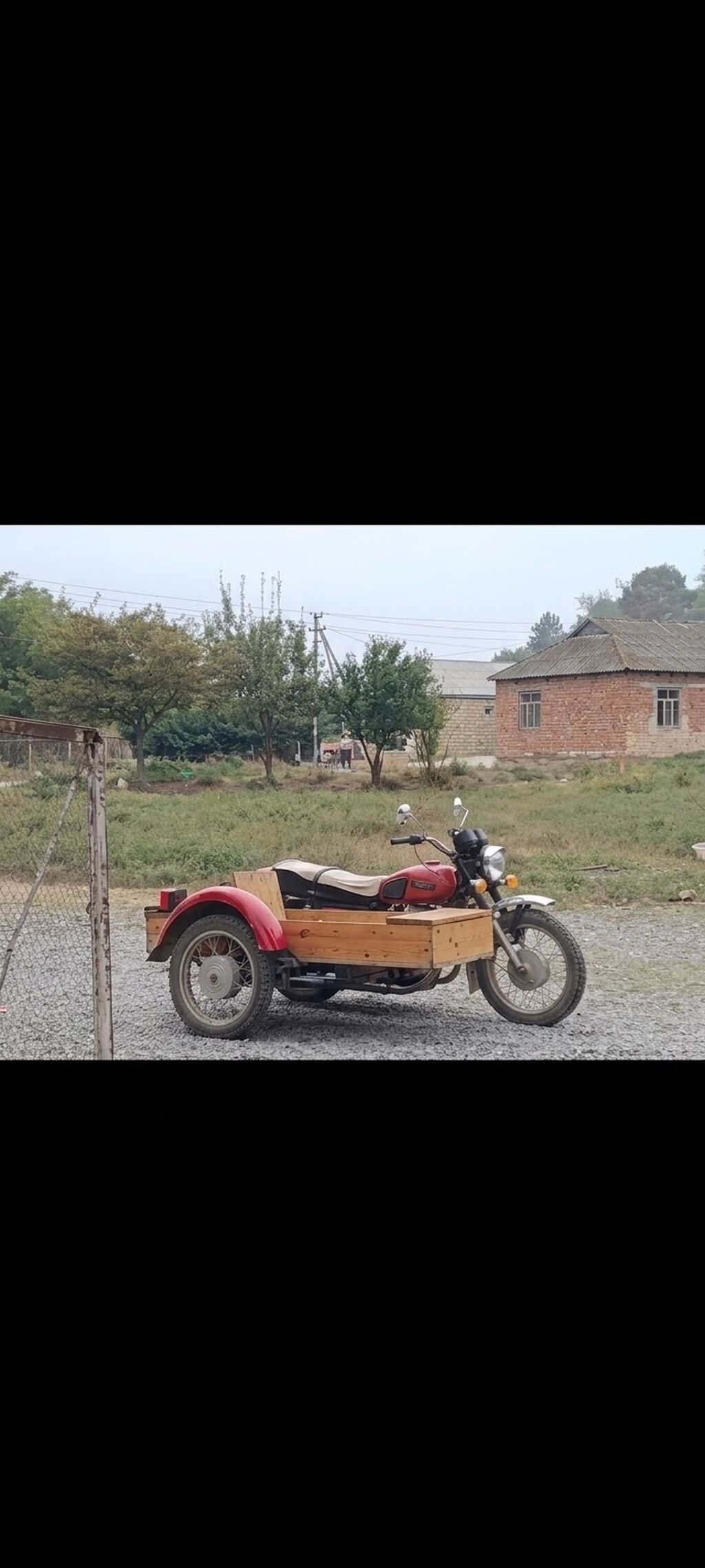 Yan qoşqulu moto-sidcar - Model: Sovet istehsalı klassik motosiklet — Motosikletlər, Yevlax (2)