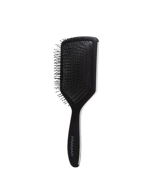 Saç fırçası Framar Black To The Future Paddle Brush, qara — Bakı
