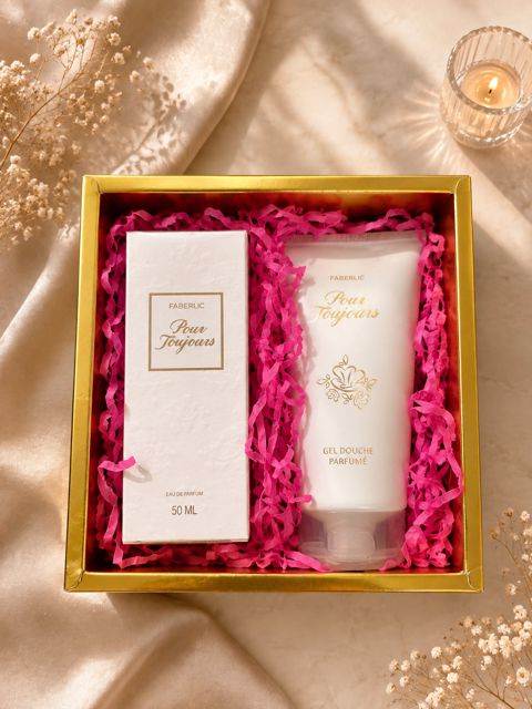 Ətir dəsti qadınlar üçün No Brand Pour Toujours (ətir suyu 50 ml + Duş geli 150 ml) — Bakı