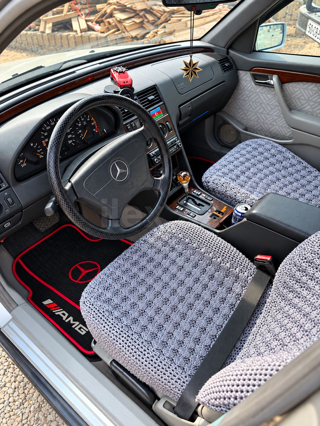 1995 Mercedes-Benz C 220, 2.2 L, 1995, 500,000 km 50-CB-922 — Avtomobillər, Bakı (4)
