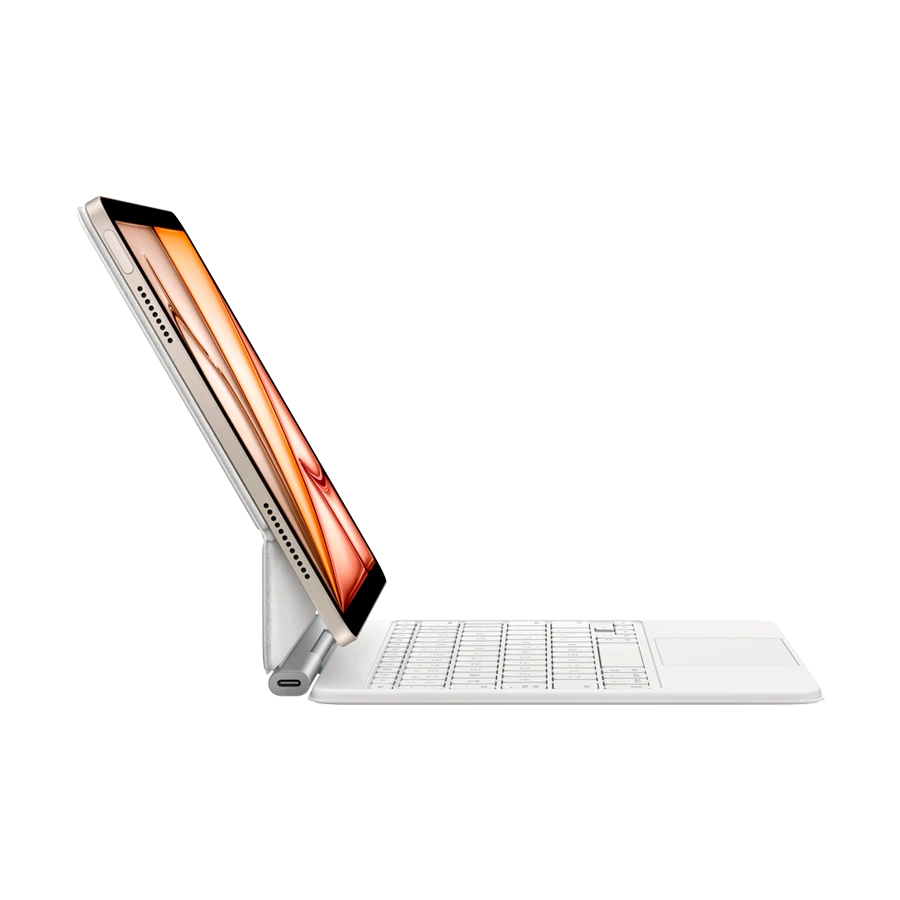 iPad Air 11 (M3) üçün Apple Magic Keyboard klaviaturalı örtük, Ağ — Şarj cihazları, Bakı (4)