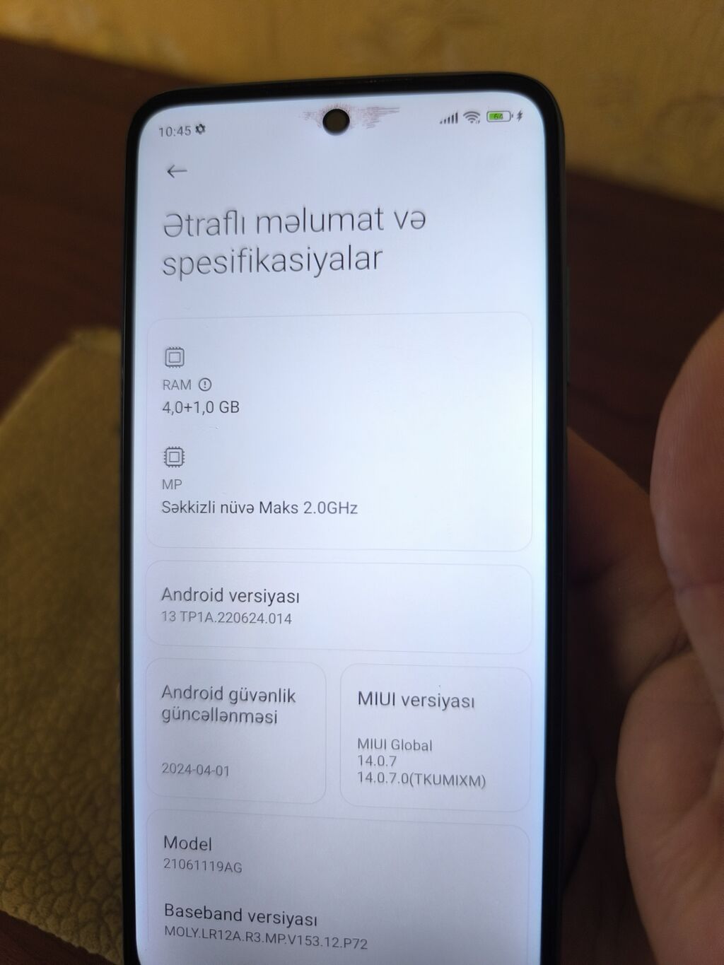 Redmi 10, 64 GB, rəng - Mavi, Sensor — Xiaomi, Bakı (5)