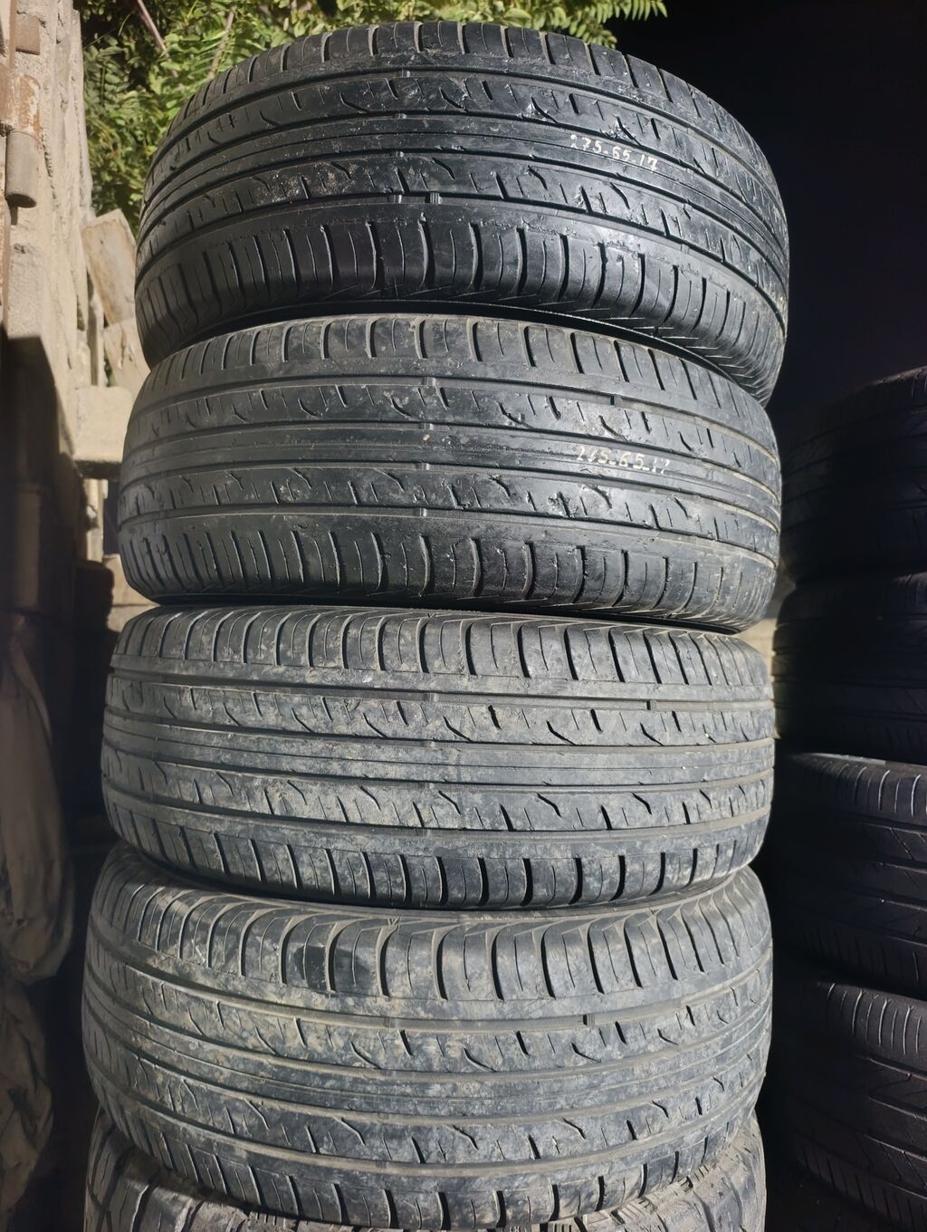 Məhsul: Avtomobil şinləri dəsti - Ölçü: 225/65 R17 (şinlərin — Şinlər, Masazır