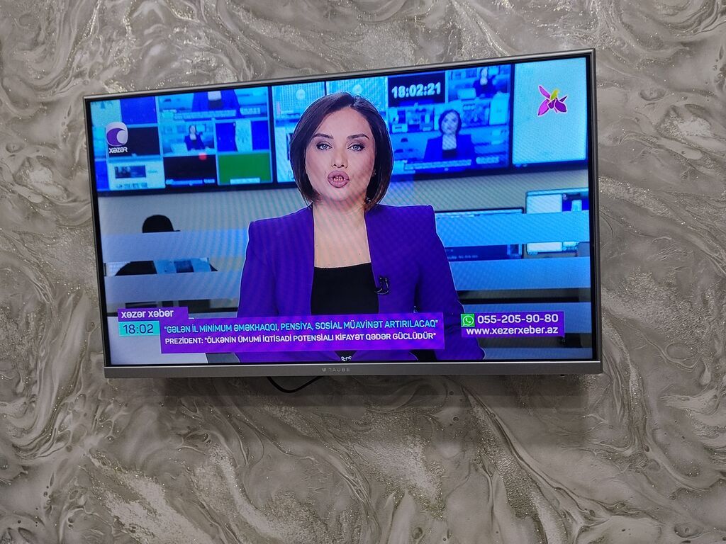 Yeni Televizor Ergo LED ekran 32" Ünvandan götürmə — Televizorlar, Saray (4)