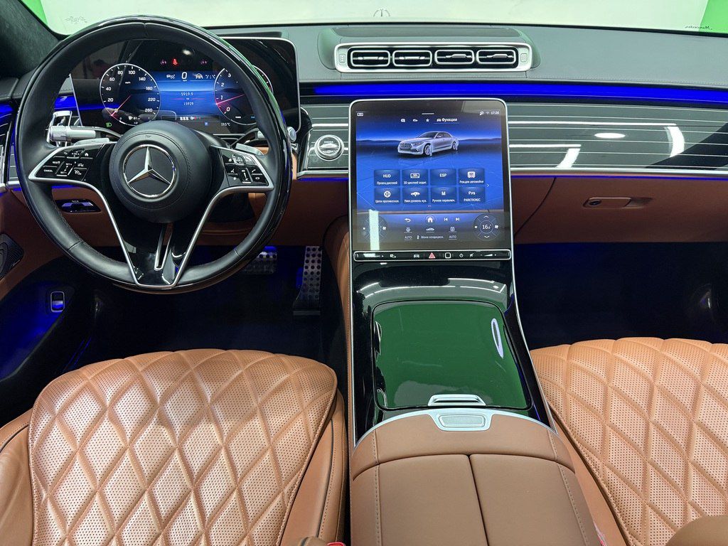 Mercedes S 500 4MATIC, 3.0 L, 2023 il, 15 900 km — Avtomobillər, Bakı (9)