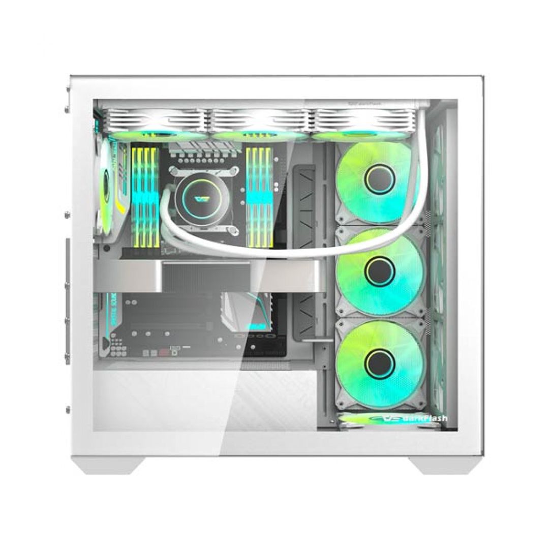 Aigo DarkFlash DLX4000 Mesh White Selection PC Case — Korpuslər, Bakı (3)