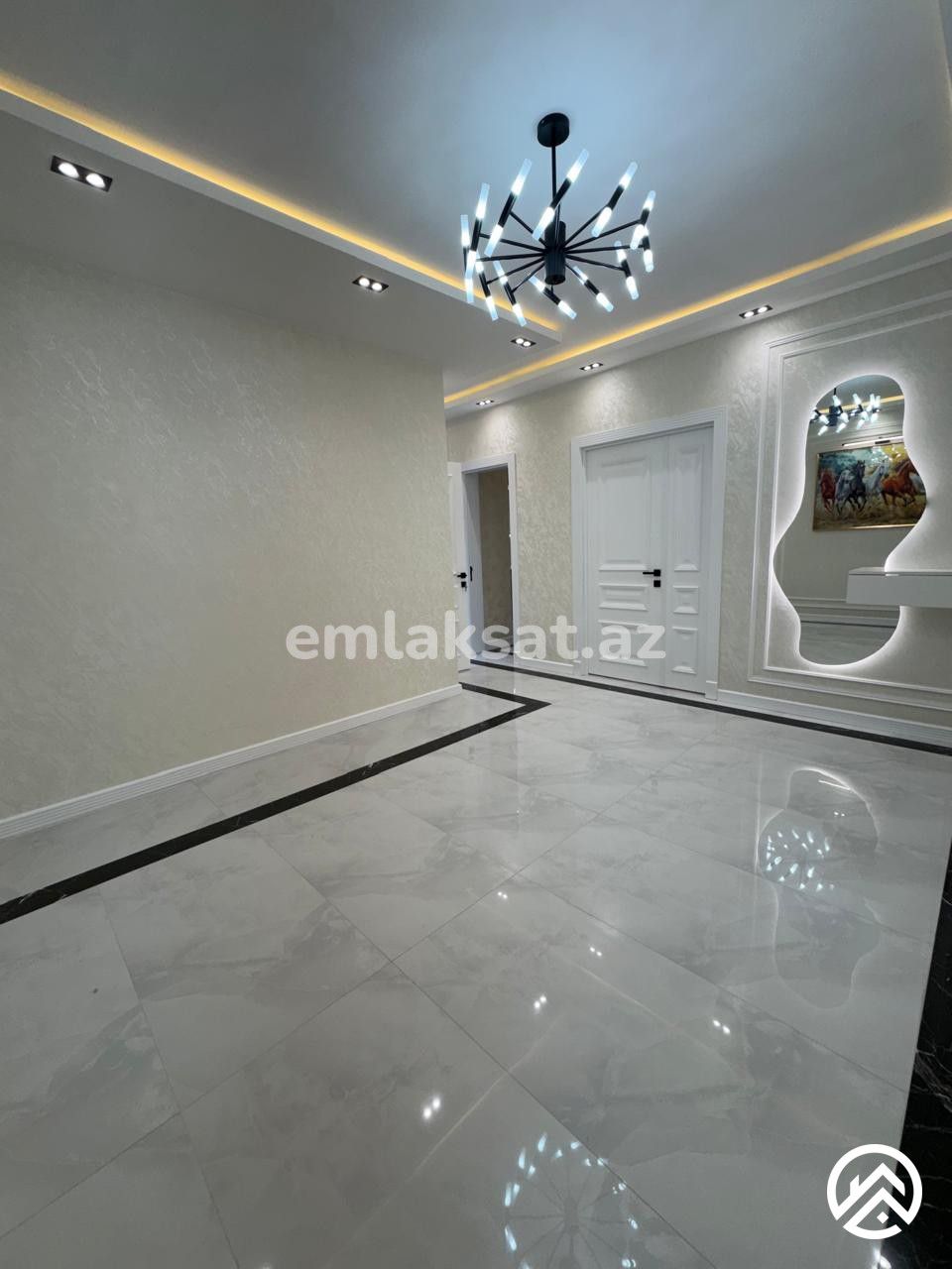 Satılır 3 otaq yeni tikili 135 m², İnşaatçılar metrosu — Mənzil, Bakı (6)