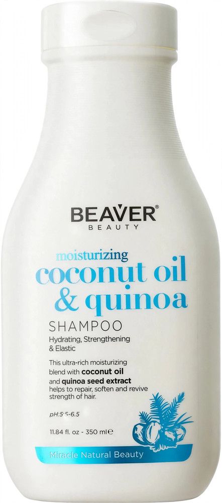 Şampun Beaver Coconut Oil Formula, qadınlar üçün, 350 ml — Bakı