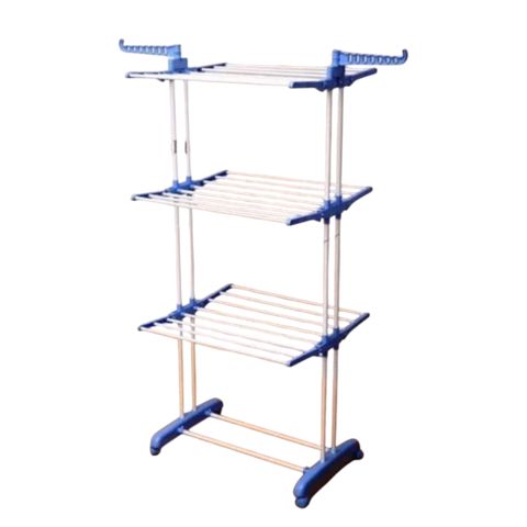 Paltar üçün quruducu TM-0035, 126x64x170 sm, plastik, ağ/göy — Bakı