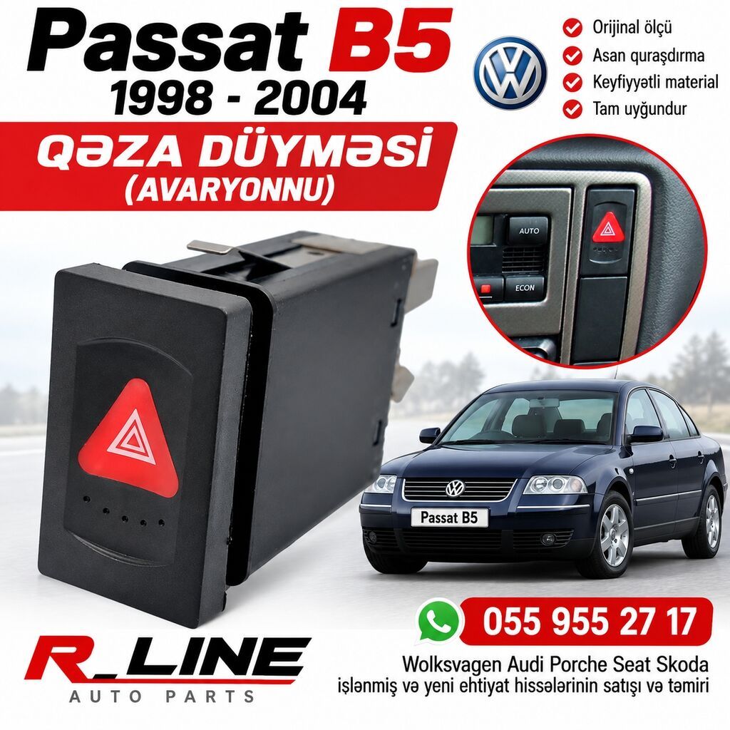 Wolksvagen Audi Porche Seat Skoda iwlenmiw ve yeni orjinal ve firma — Avtomobil işığı, Bakı (7)