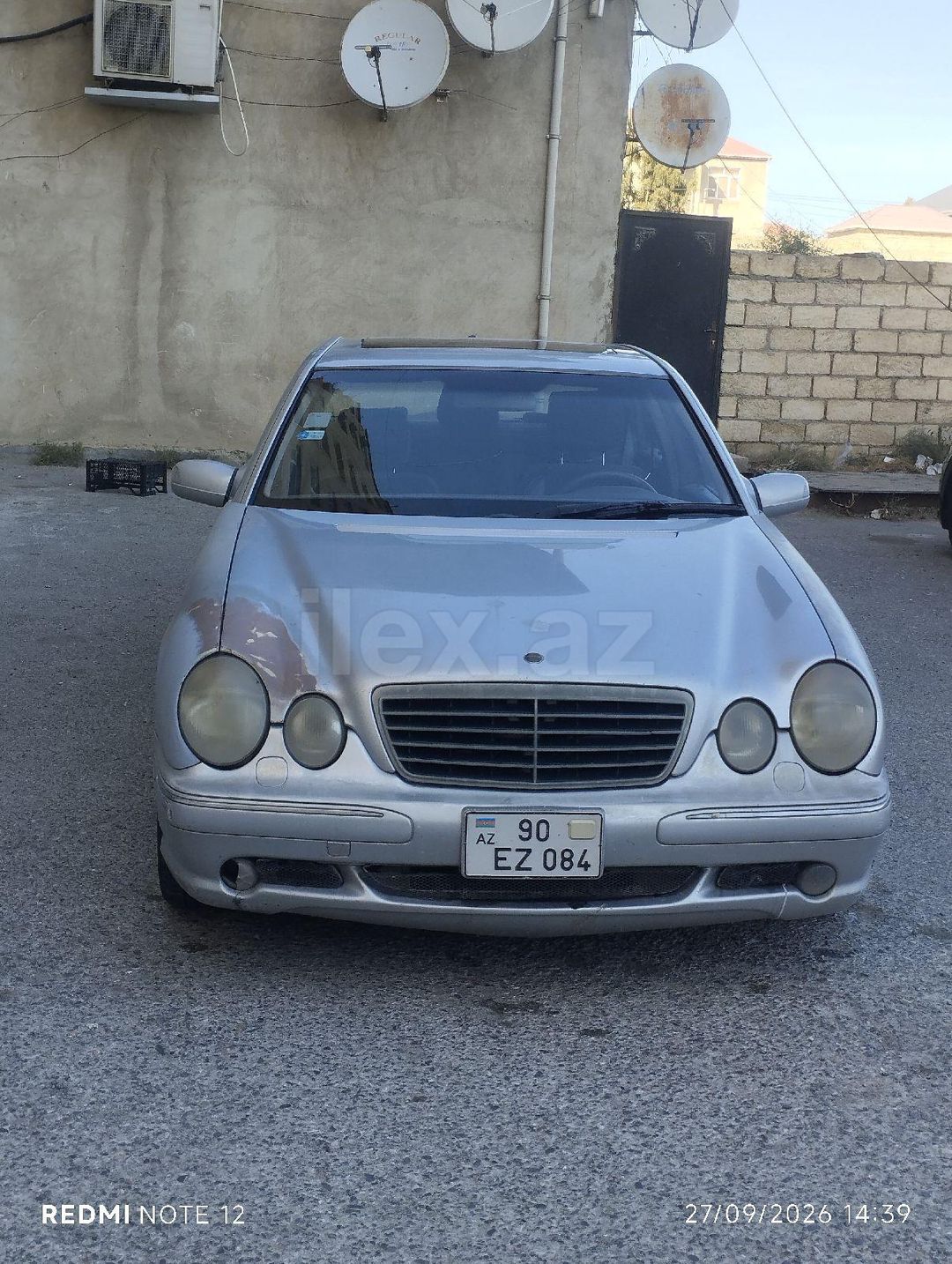 2001 Mercedes-Benz E 320, 3.2 L, 2001, 495,000 km — Avtomobillər, Bakı (9)