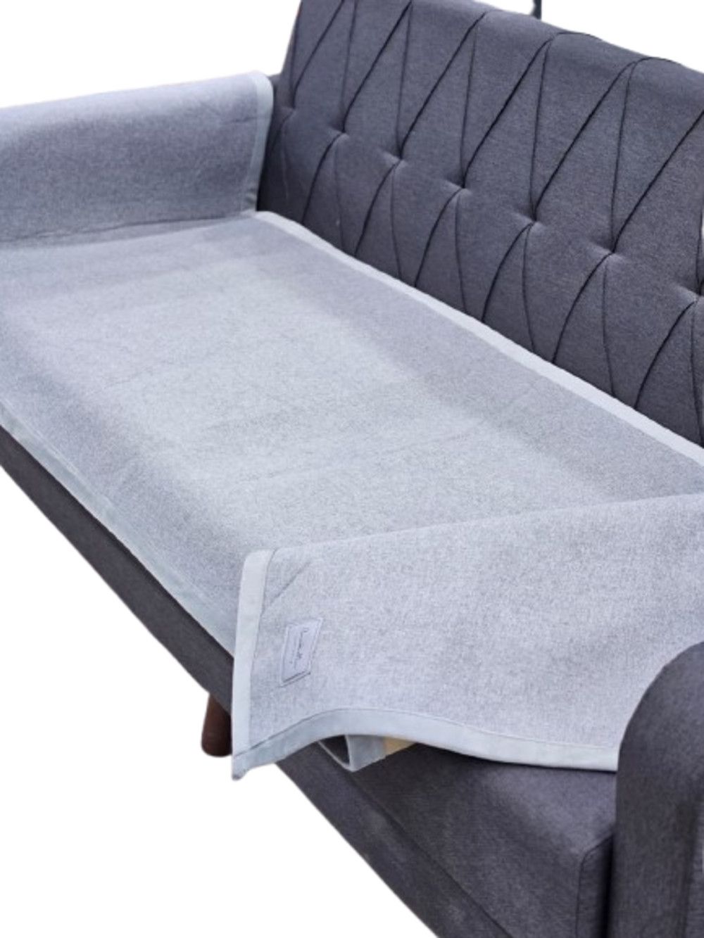 Divandek Pima Cotton, kətan, boz, 280x70 sm — Mallar, Bakı