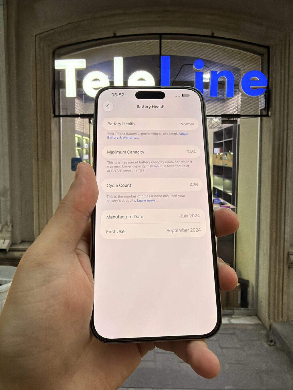 IPhone 15 Pro Max, 256 GB, Natural Titanium, Zəmanət, Kredit, Simsiz şarj — Apple iPhone, Bakı (5)