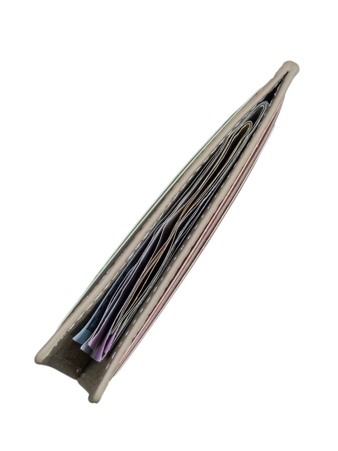 Kredit kartları qabı uniseks, dəridən, bej, 6 kart bölməsi, 10x8 sm, Çin - WalletCo_Cardholder-012_Bej — Mallar, Bakı (2)