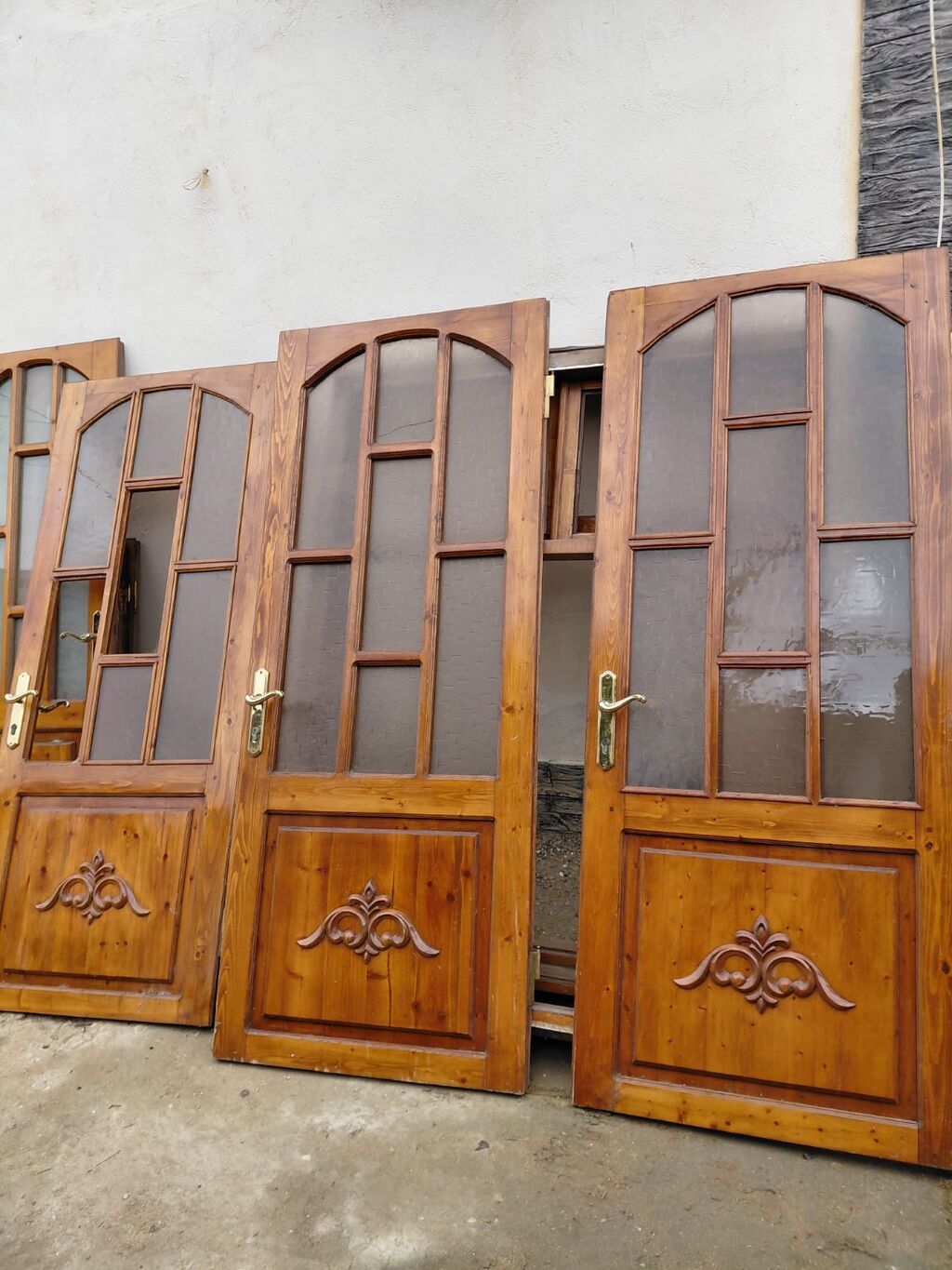 Qonaq otağı üçün İşlənmiş Otaq qapısı 80x200 sm Zamok ilə, Zəmanətli, Ödənişli quraşdırma, Ünvandan götürmə — Pəncərələr, qapılar, balkonlar, Bakı (2)