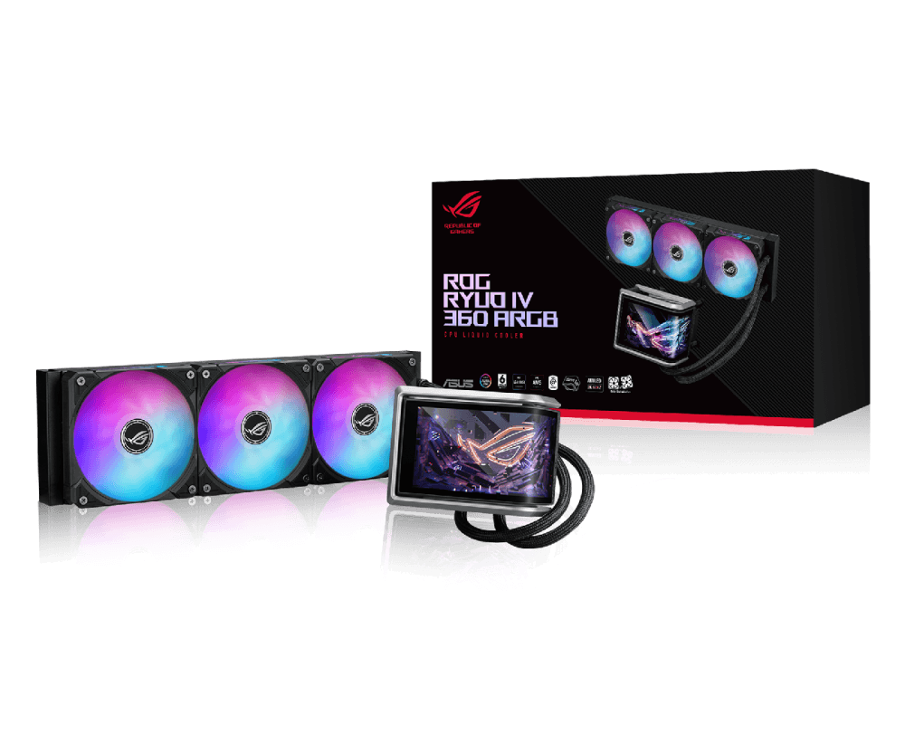 Kuler ASUS ROG Ryuo IV 360 Argb 90RC01N1-B0EAY0 Liquid CPU Cooler — Soyutucular və soyutma sistemləri, Bakı