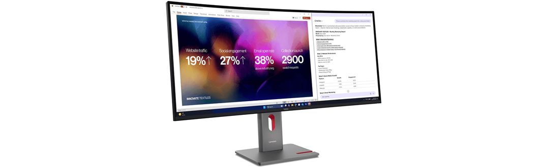 Monitor Lenovo ThinkVision P40WD-40 64B4YAR1EU — Monitorlər, Bakı (2)