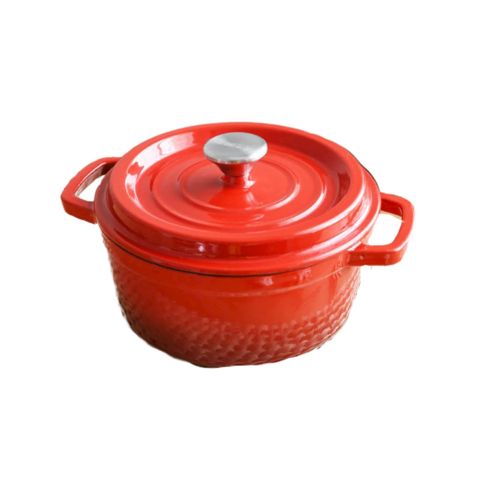 Qazan, 22 sm, keramika, qırmızı — Bakı