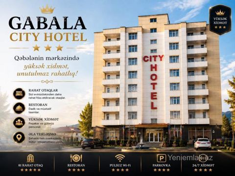 Günlük 16 otaqlı Həyət evi / Villa, 7000 m², Qəbələ — Qəbələ