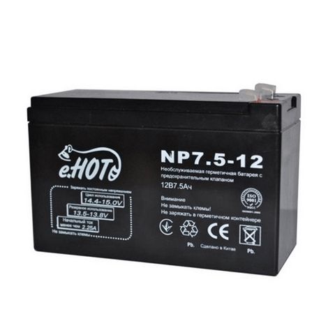 Akkumulyator üçün batareya Enot NP7.5-12 battery 12V 7.5Ah NP7.5-12/AZ — Bakı