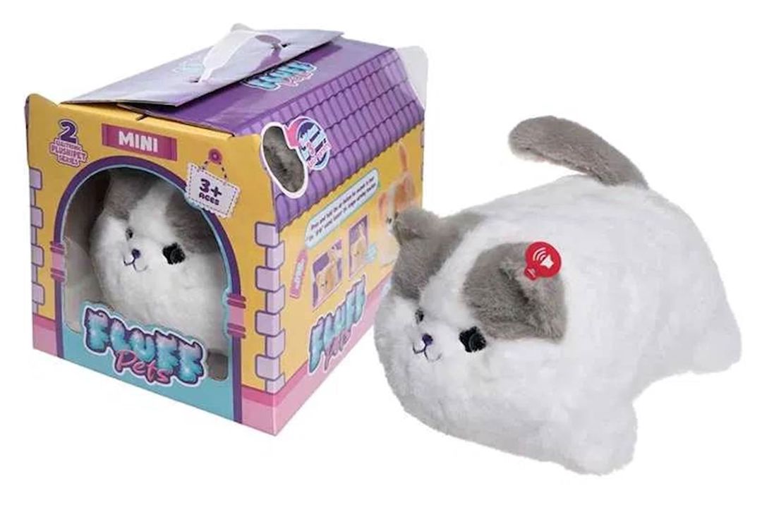 İnteraktiv oyuncaq M5460 Fluff Pets, boz/ağ, 3+ yaş — Mallar, Bakı