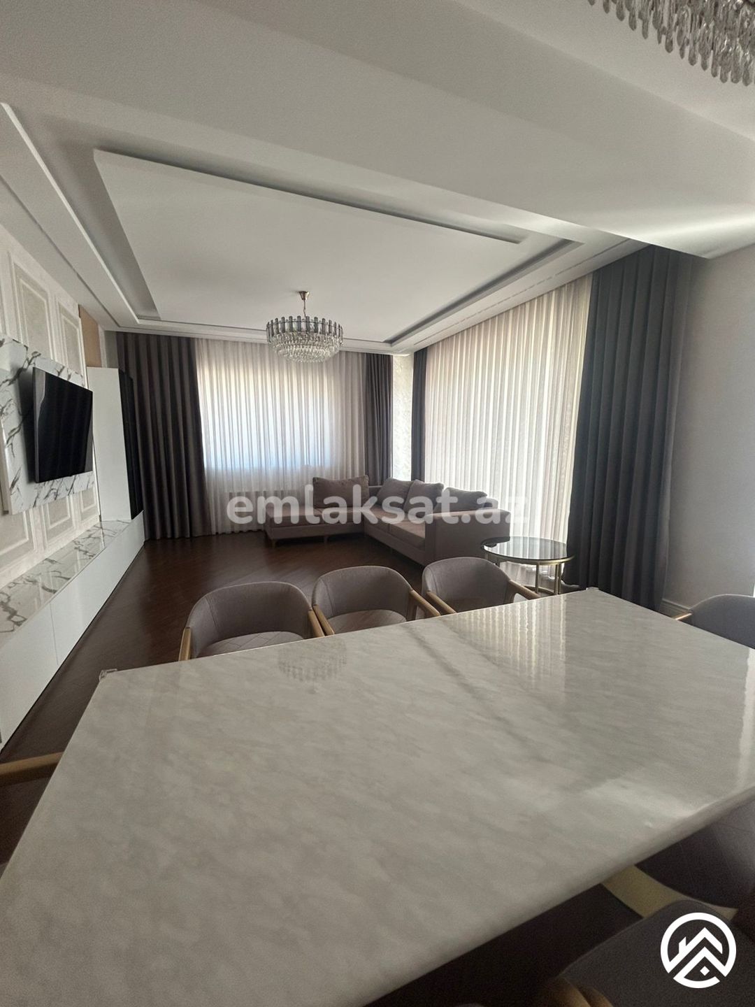 Satılır 3 otaq yeni tikili 170 m², Ağ şəhər — Mənzil, Bakı