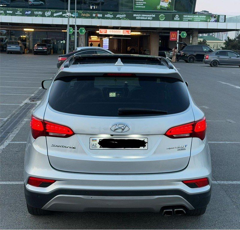Hyundai Santa Fe, 3.3 L, 2017 il, 85 295 km — Avtomobillər, Bakı (6)