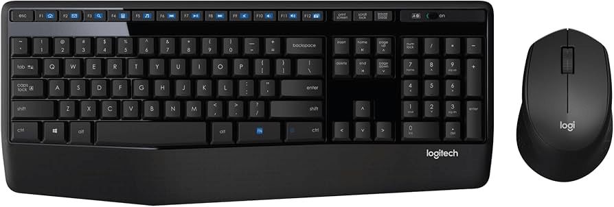 Klaviatura + Mouse Logıtech MK345 Wireless Combo - Black - RUS 920-008534 — Kompüterlər və noutbuklar, Bakı