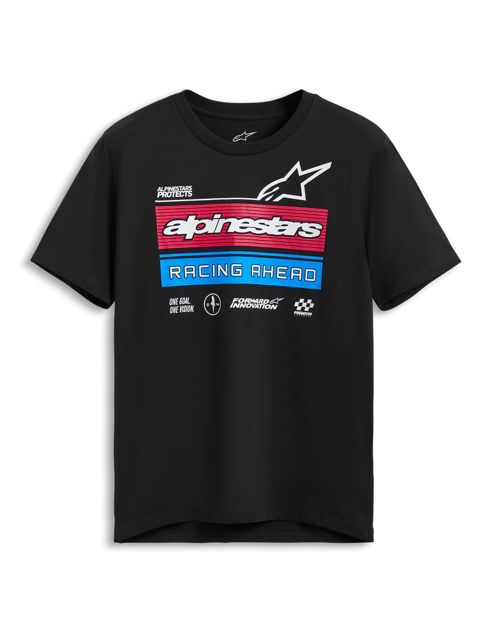 Qısa qol futbolka Alpinestars Harken CSF, qara, pambıq/poliester, ölçü L — Bakı