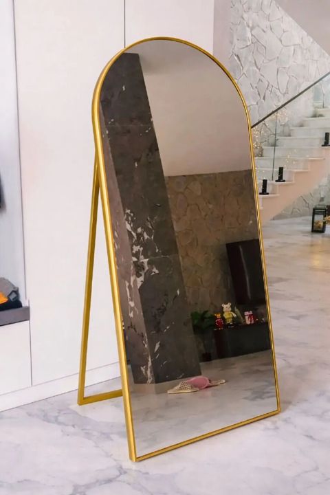 Güzgü Döşəmə üstü, Oval, Dekorativ, Çərçivə ilə — Bakı