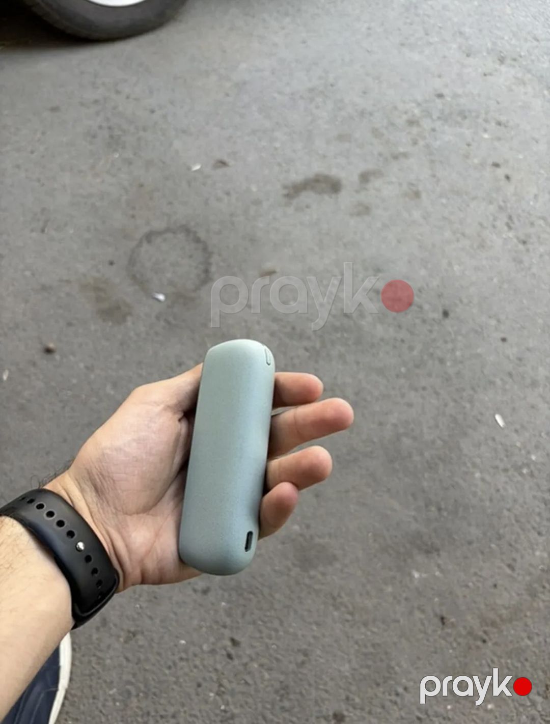 Elektronik siqaret açıq göy rəngli — Elektronik siqaretlər, Bakı (5)