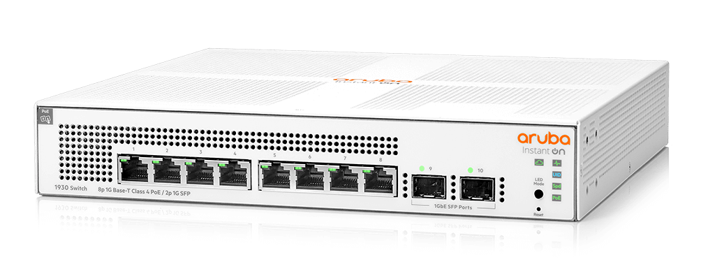 Aruba IOn 1930 8G 2SFP 124W Switch JL681A — Kommutatorlar və marşrutlayıcılar, Bakı