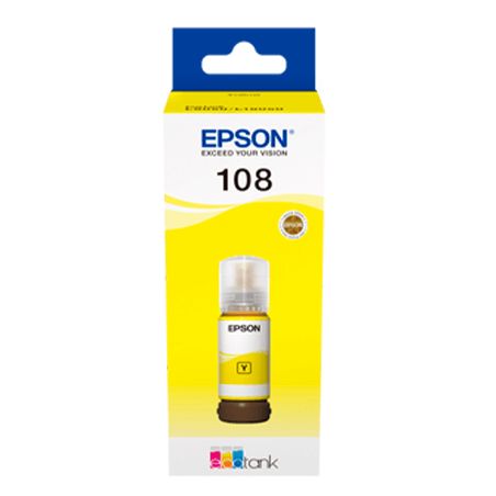 Epson Kartric 108 EcoTank Yellow ink bottle C13T09C44A — Bakı