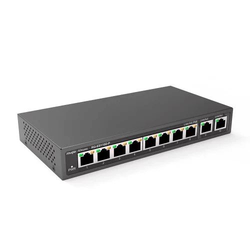 Reyee PoE Switch 8-Port 100Mbps RG-ES110D-P — Kommutatorlar və marşrutlayıcılar, Bakı (2)