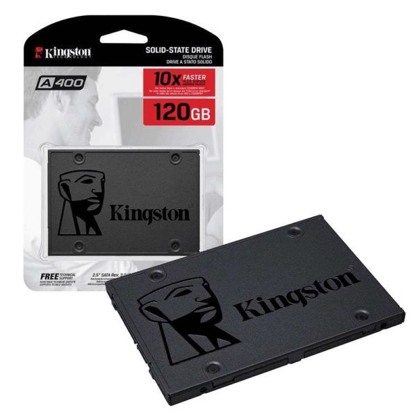 Kingston A400 120GB SATA3 2.5 SSD (7mm height) SA400S37/120G — Sabit diskləri, Bakı