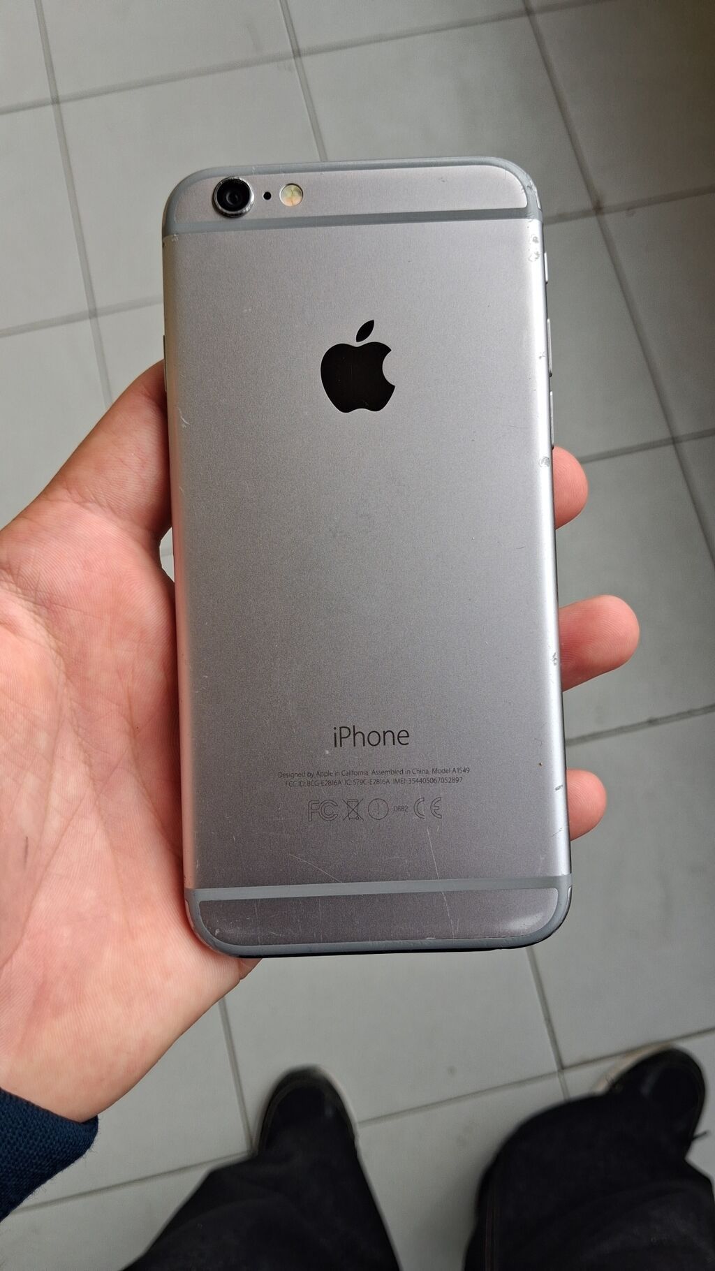 IPhone 6, Space Gray, Barmaq izi — Apple iPhone, Bakı (2)