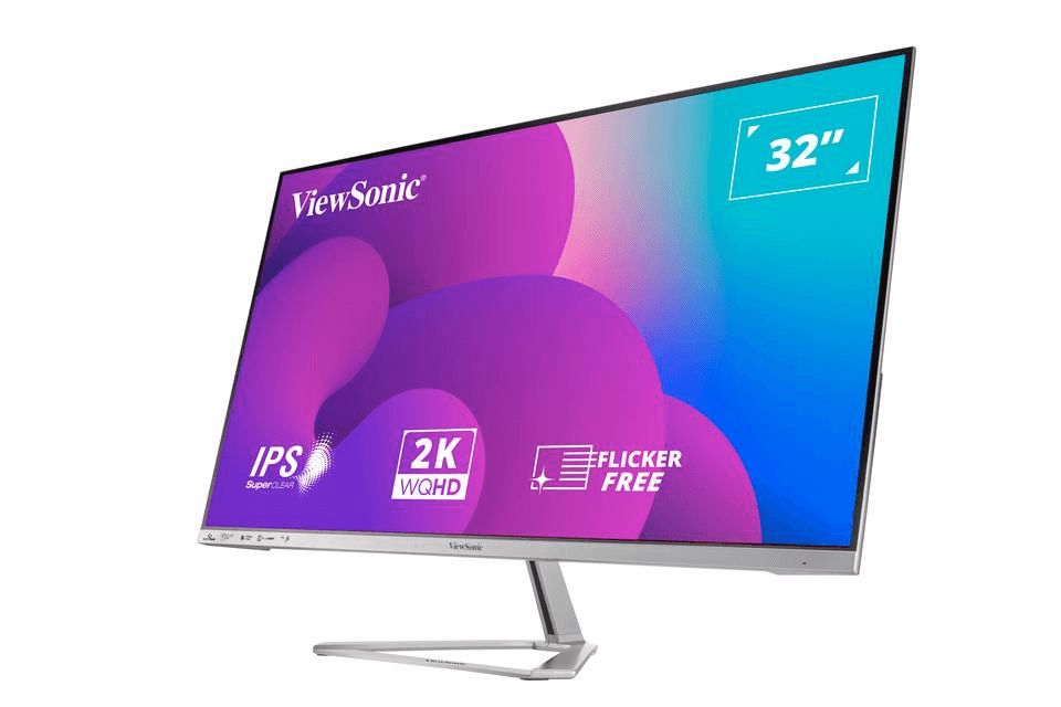 ViewSonic 32" IPS QHD Entertainment Monitor VX3276-2K-MHD-2 — Monitorlər, Bakı (2)