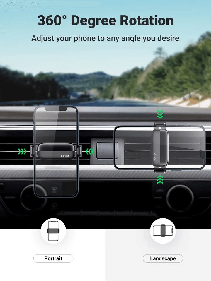 Avtomobil üçün telefon tutacağı - Ugreen Air Vent Phone Holder LP120_10422 10422 LP120 — Telefon dayaqları və tutacaqları, Bakı (2)