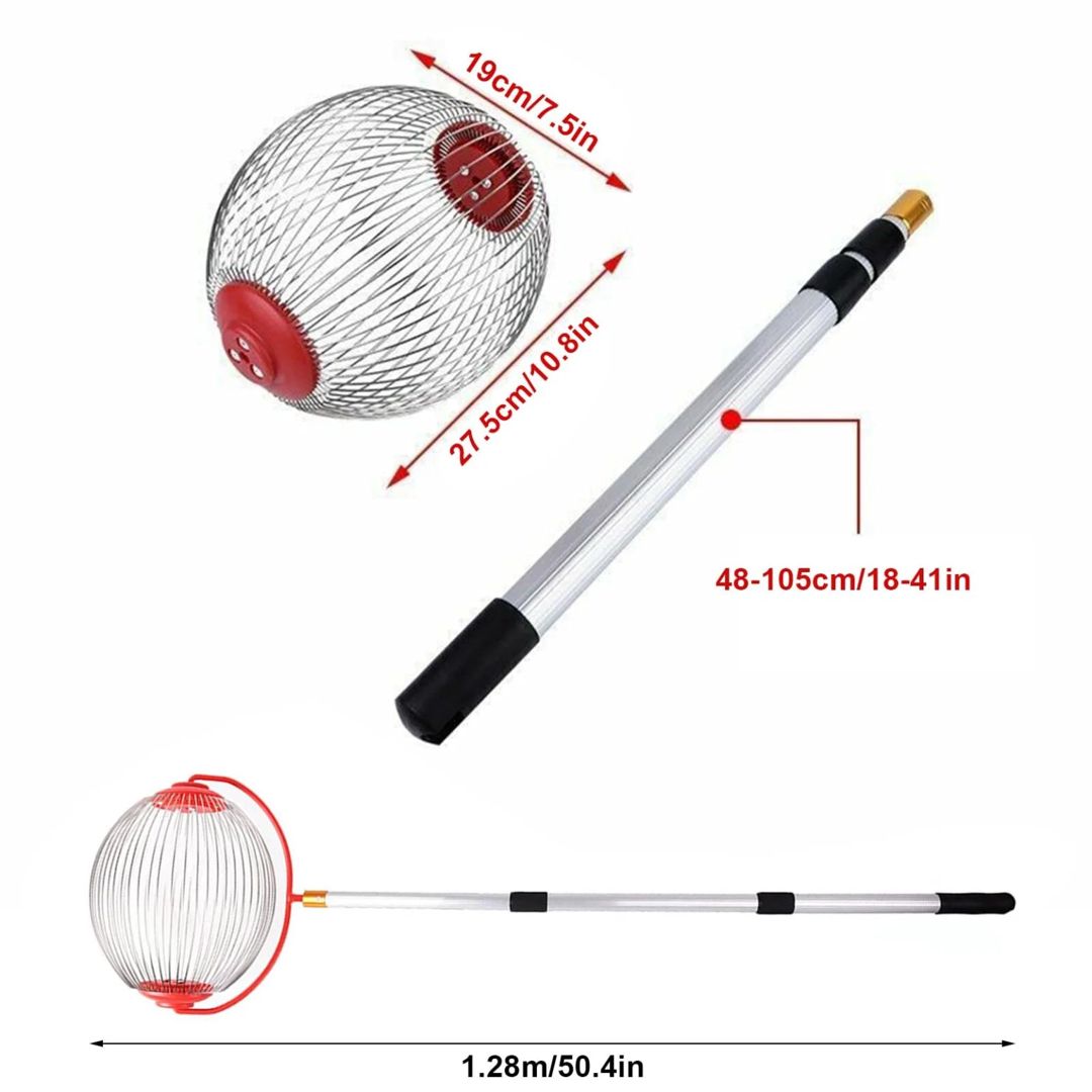 Qoz toplayıcısı, paslanmayan polad, 128 sm — Mallar, Bakı (2)