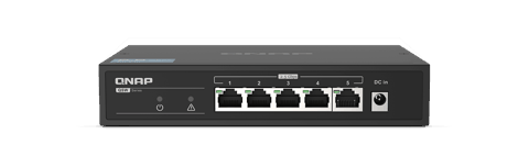 Qnap, 5 port 2.5Gbps RJ-45, auto negotiation (2.5G/1G/100M), unmanaged switch QSW-1105-5T — Bakı