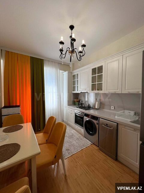 Nərimanov rayonunda 1 otaqlı Yeni tikili Kirayə verilir, 65 m² — Bakı