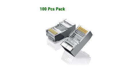 RJ45 kabelinin bərkidilməsi (crimp) - 50248 Ugreen Cat 6 Shielded Crystal Head 100 Pack — Bakı