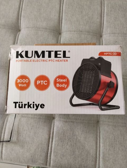 Kumtel HPTC-30 – Portativ Elektrikli PTC İstici - Güc: 3000 W - PTC — Bakı