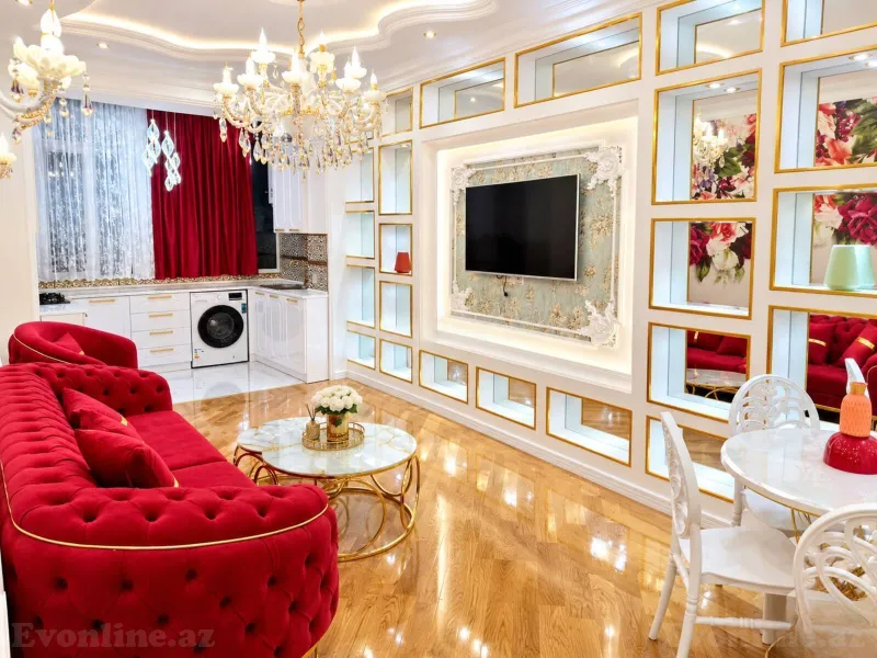 Satılır 2 otaqlı Mənzil Yeni tikili 55 m² Bakı, Xətai r., Həzi Aslanov m — Bakı
