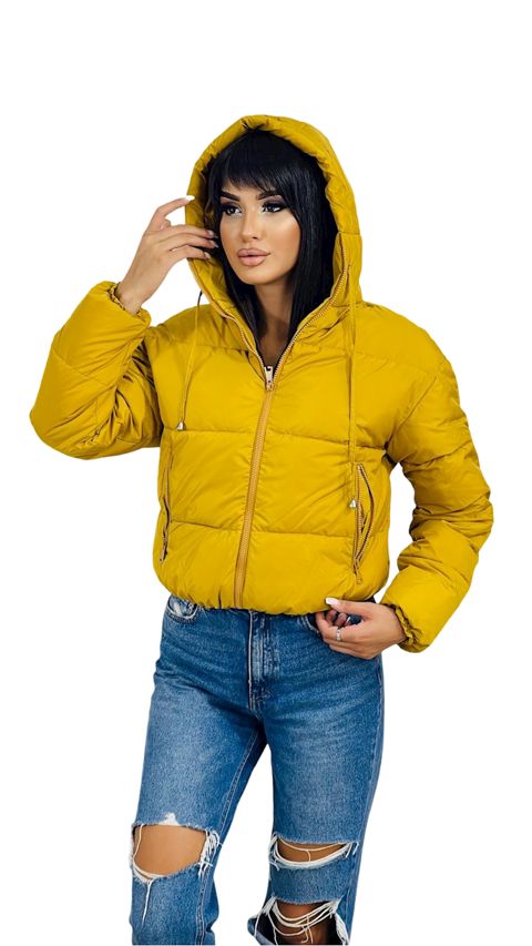 Qadınlar üçün gödəkçə mir_86000, sarı, polyester, ölçü 42 — Bakı