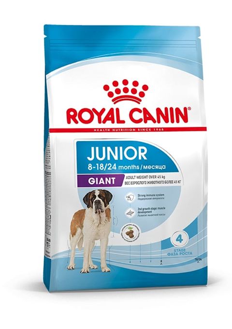 Quru yem Royal Canin Giant Junior 8 aydan 18/24 aya qədər 15 kq — Bakı
