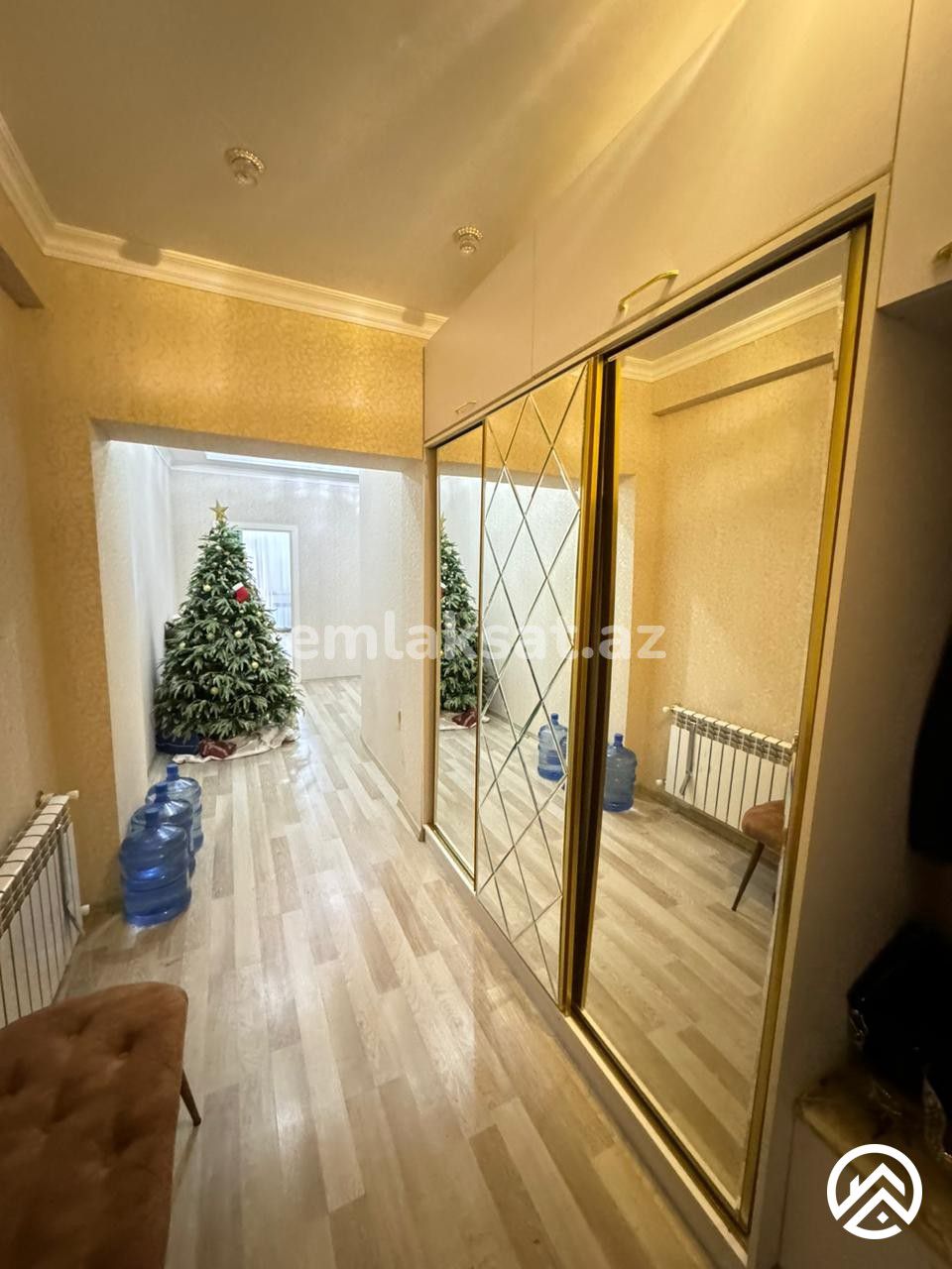 Satılır 3 otaq yeni tikili 129 m², İnşaatçılar metrosu — Mənzil, Bakı (11)
