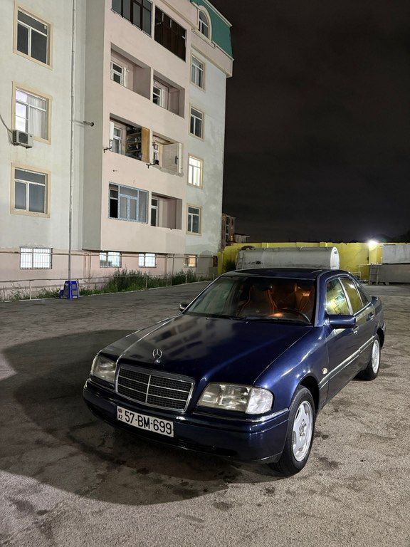 Mercedes C 200, 2.0 L, 1996 il, 338 000 km 57-BM-699 — Avtomobillər, Bakı (2)