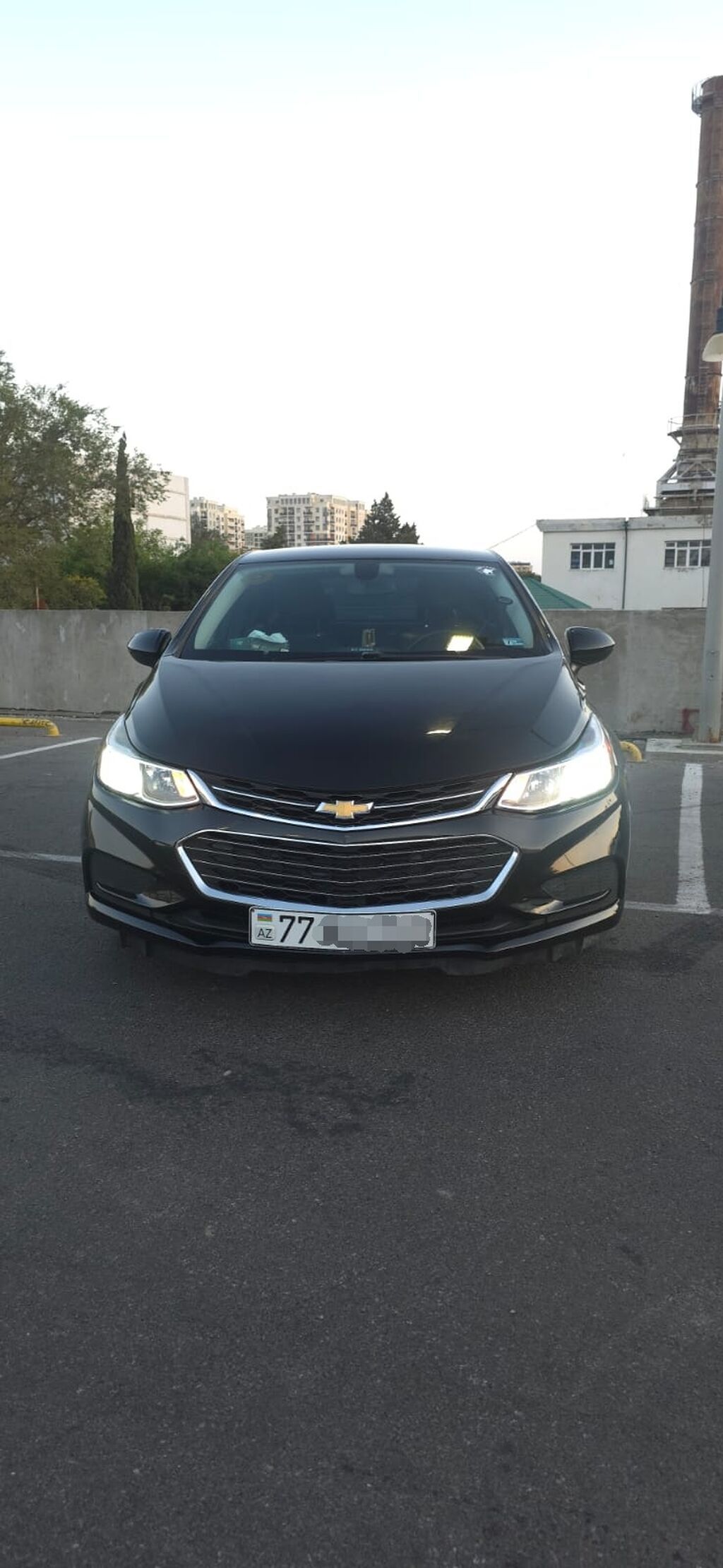 Chevrolet Cruze sedan - Kuzov: 4 qapılı sedan, qara rəng - Mühərrik — Avtomobillər, Bakı (3)