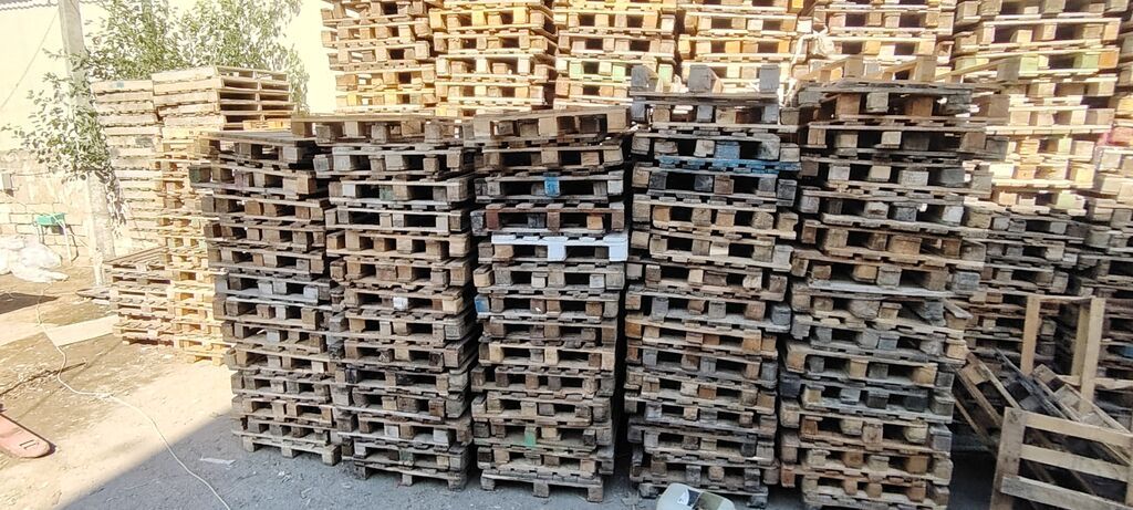 Pallet, 800 х 1200 sm, Ödənişli çatdırılma — Ağac məmulatı, Bakı (3)